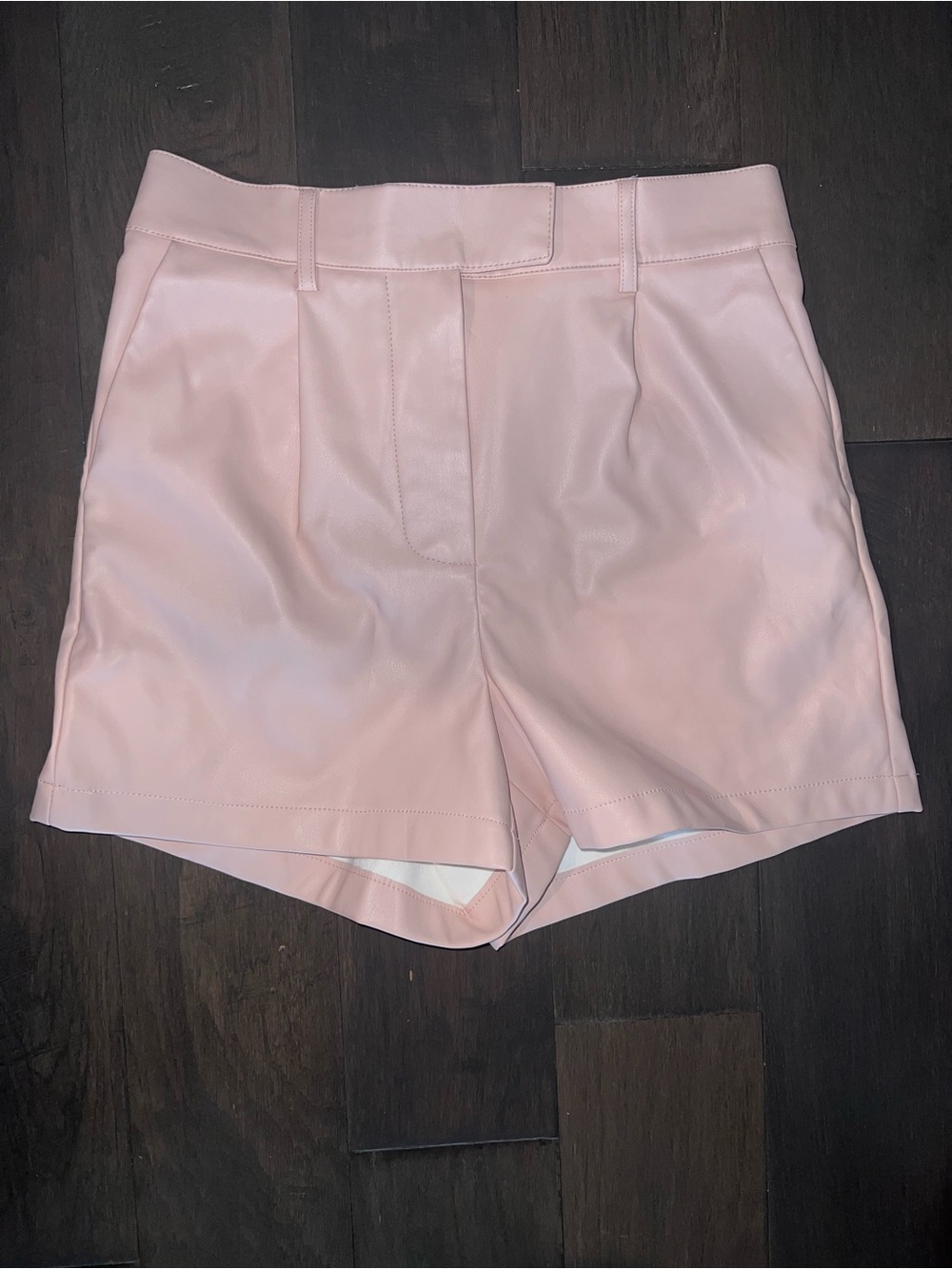 Steve Madden Women’s Pink Faux Leather Shorts